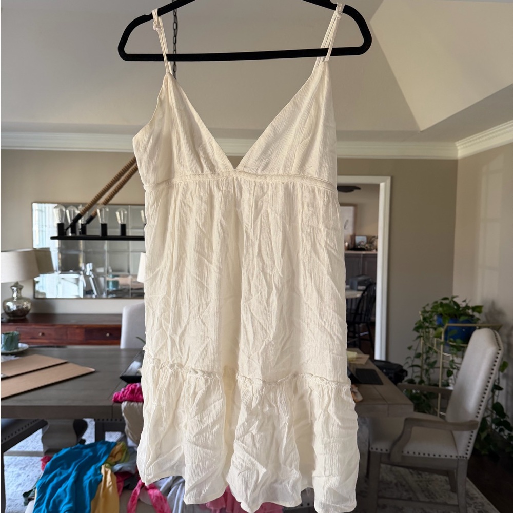 Garage Cream Mini Dress